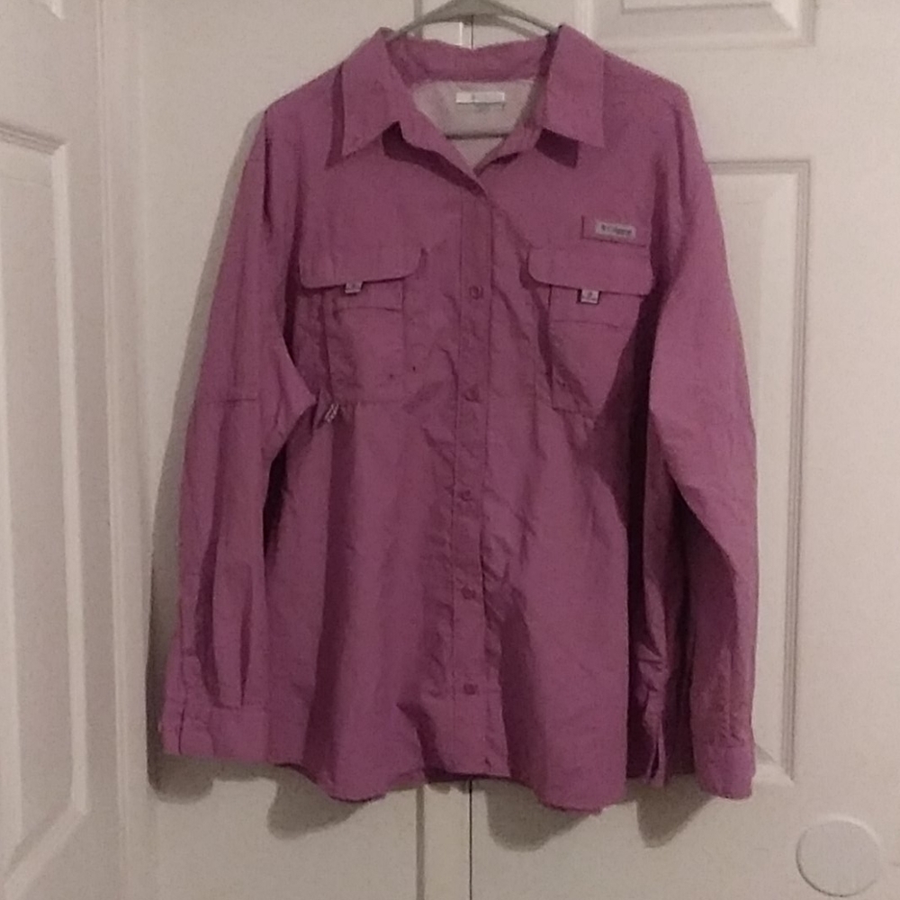 Columbia button long sleeve